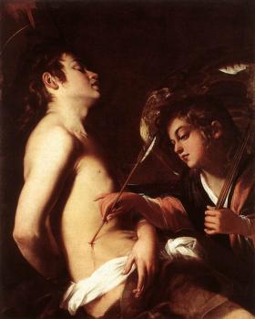 喬瓦尼 巴廖內 St Sebastian Healed by an Angel